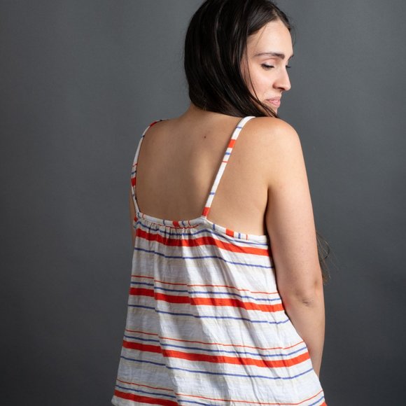 Blue Red Striped Tank Top by Universal Thread - Picture 8 of 10